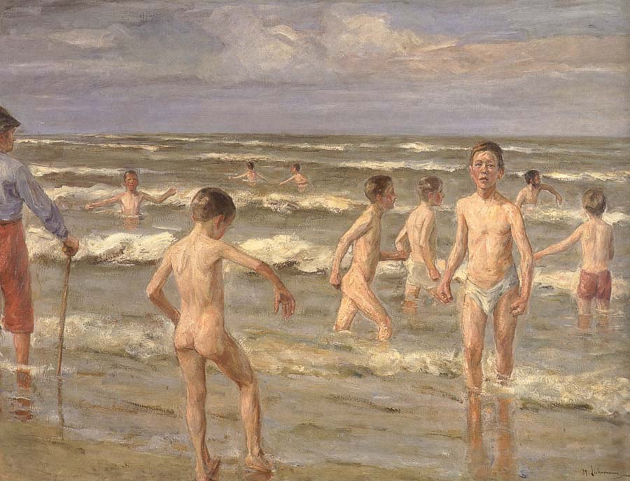 Walter Leistikow Bathing boy